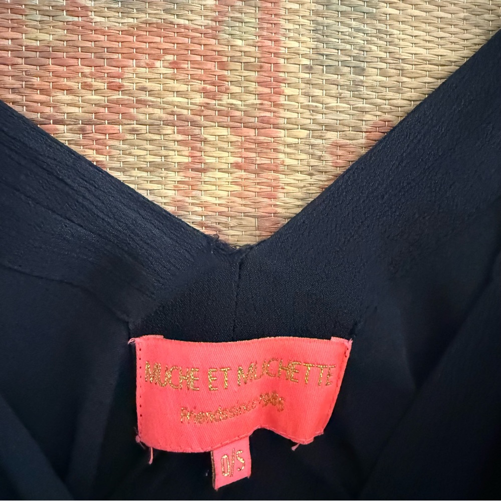 Muche et Muchette Black Oversized Romper Jumpsuit - Picture 5 of 8